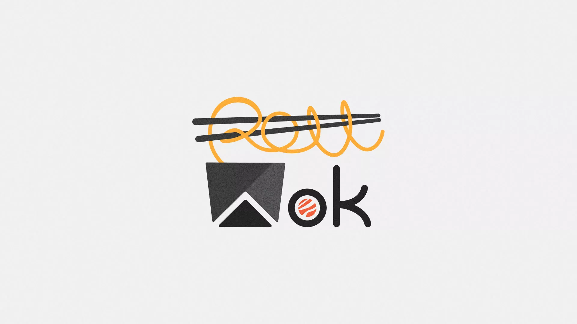 Разработка логотипа в Железногорске-Илимском для суши-бара «Roll Wok Club»