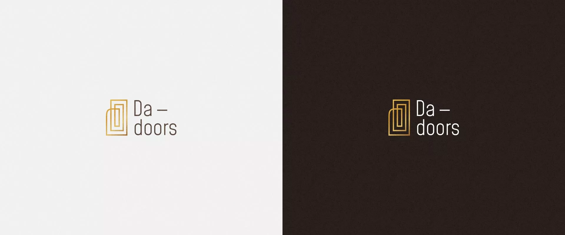 Разработка логотипа для компании «DA-DOORS» в Железногорске-Илимском